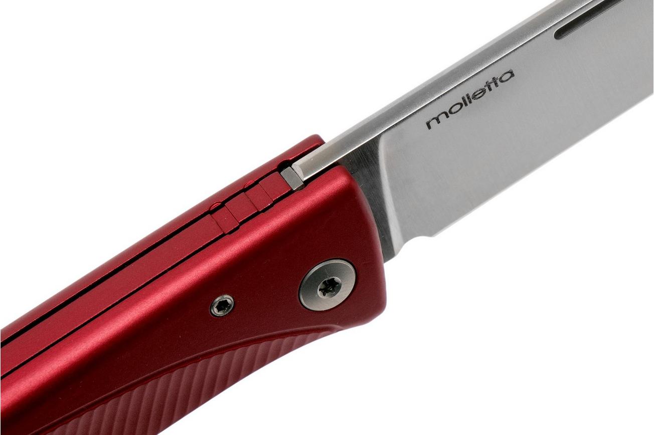 LionSteel Thrill red aluminum integral slipjoint zakmes