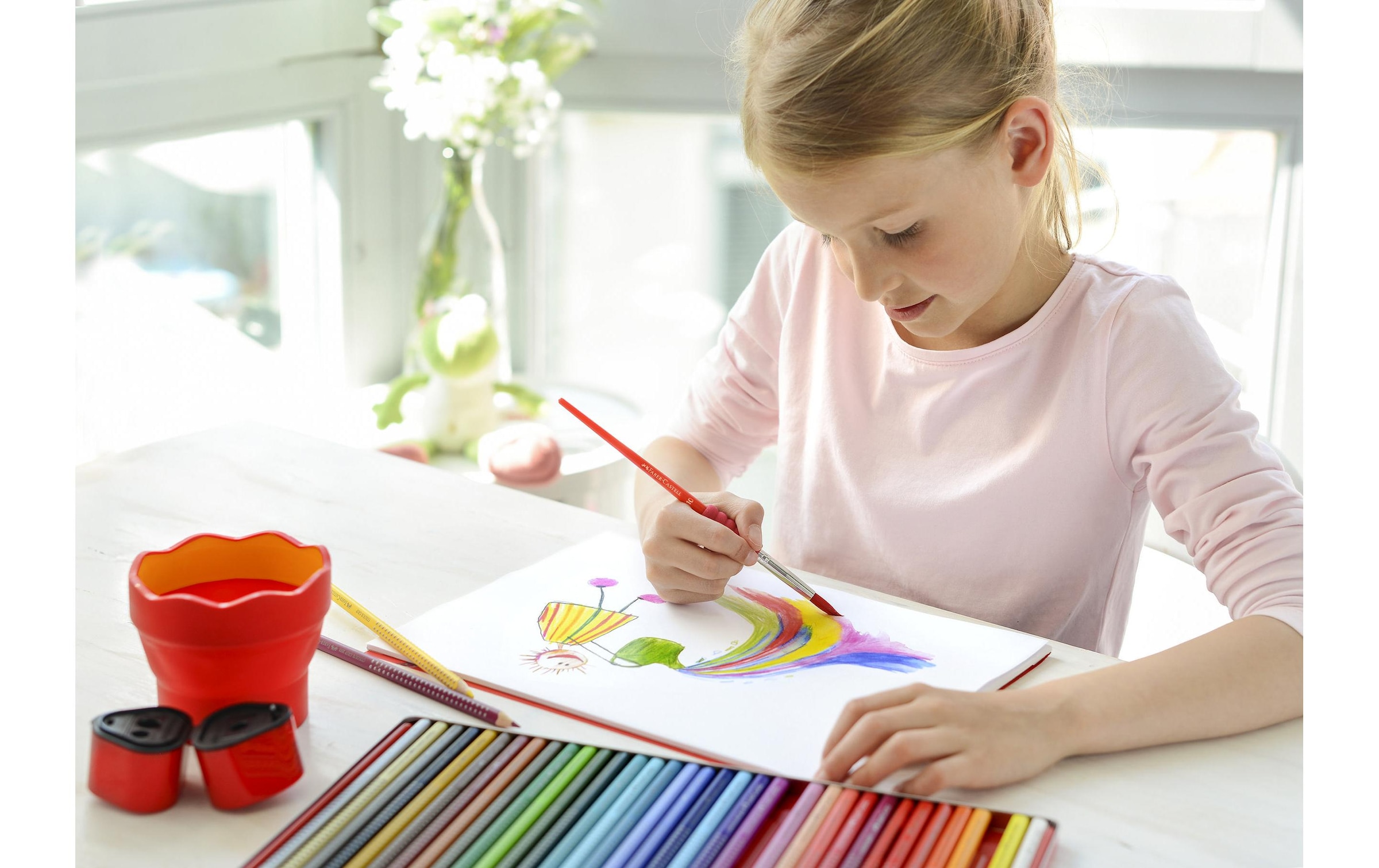 Faber-Castell Buntstift »COLOUR GRI« Wasservermalbar