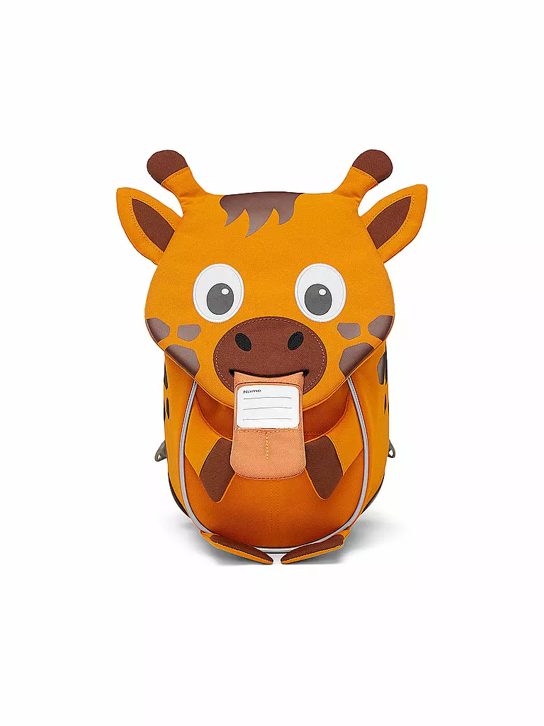 AFFENZAHN Kinder Rucksack Kleiner Freund - Giraffe orange