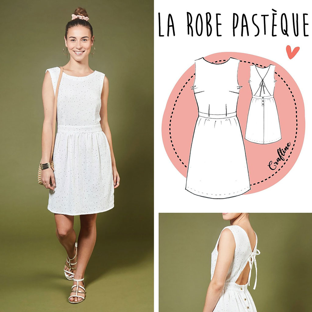 Patron robe Pastèque - CRAFTINE