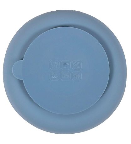Filibabba Tallerken - Silikone - 2-pak - Powder Blue