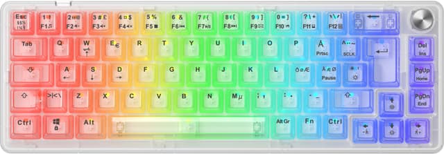 NOS C450 Mini Clear65 tastatur (gennemsigtig)