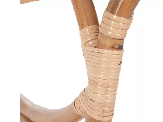 Fauteuil à Bascule en Rotin 
