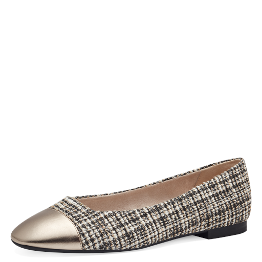 Tamaris Bouclé Ballerinasko, Black, 41