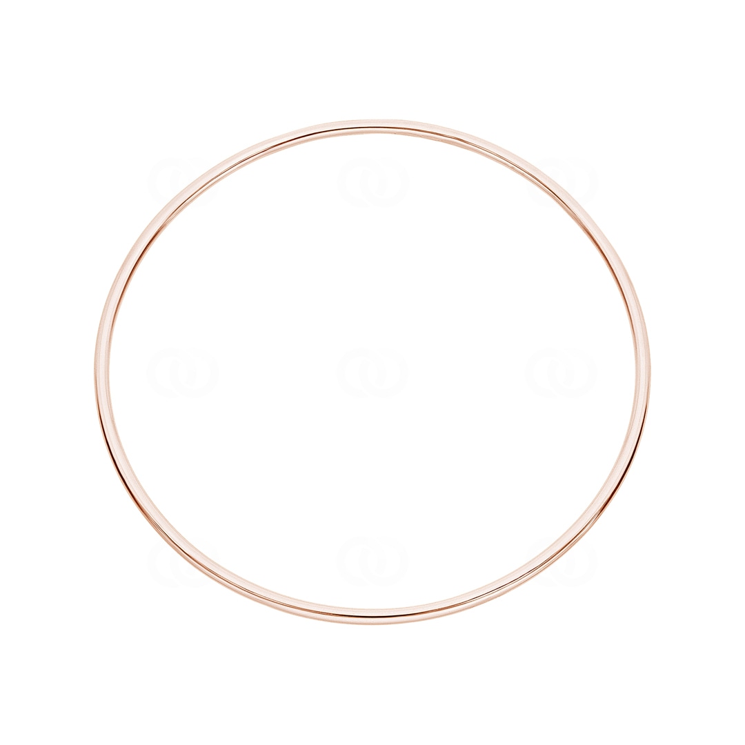 Armreif rund 750/18 K Roségold massiv