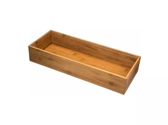 Organiseur de tiroir - 15 x 38 x 7 cm - Bambou