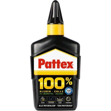 Pattex Alleskleber 100%, für alle Materialien, Flasche mit 50 g