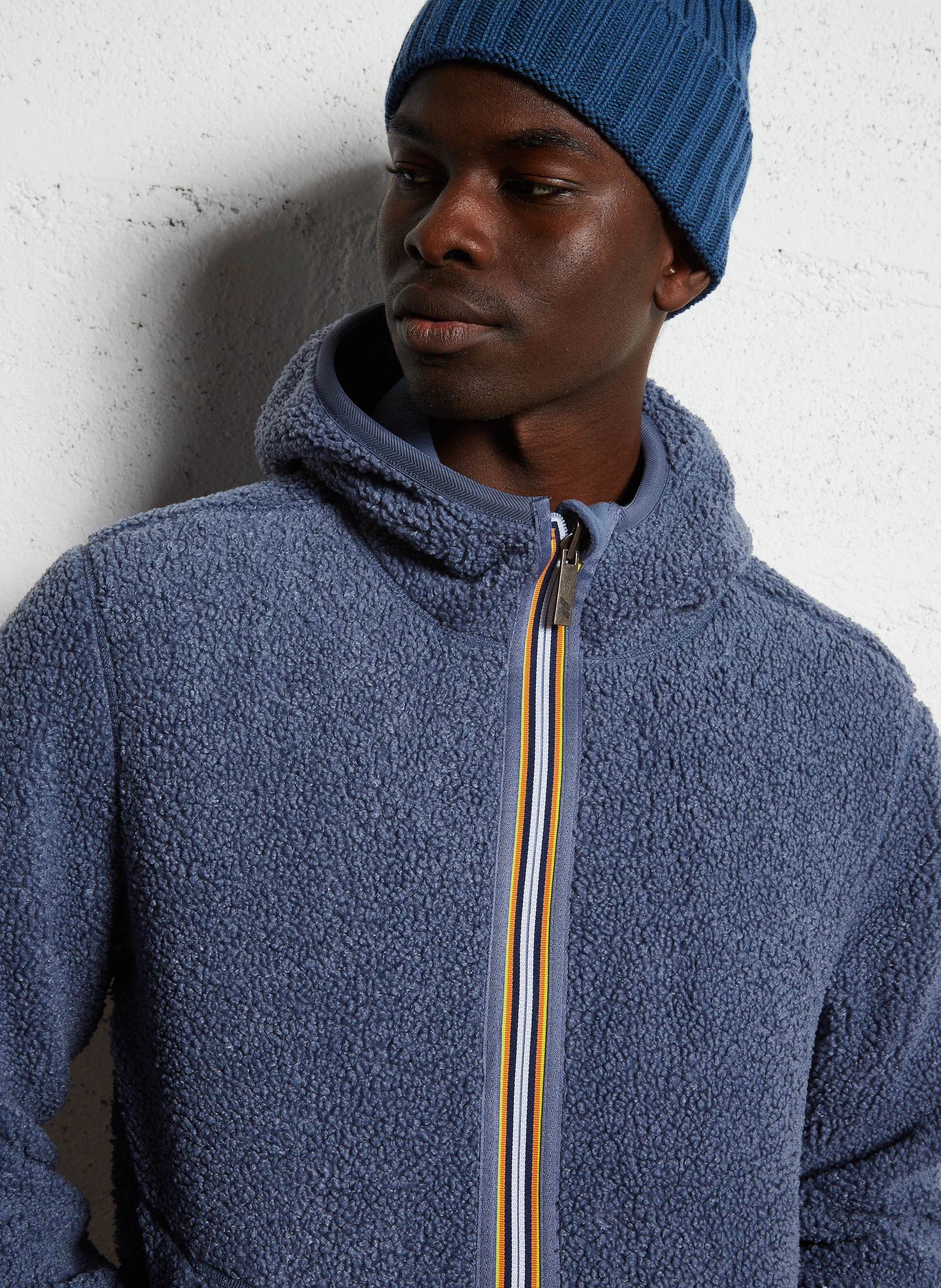 JACK SHERPA POLAR DOUBLE - Polaire à capuche | Bleu