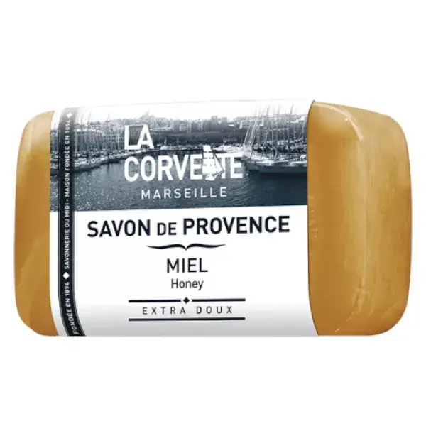 La Corvette Marselha Savon de Provence Miel Filmé 100g