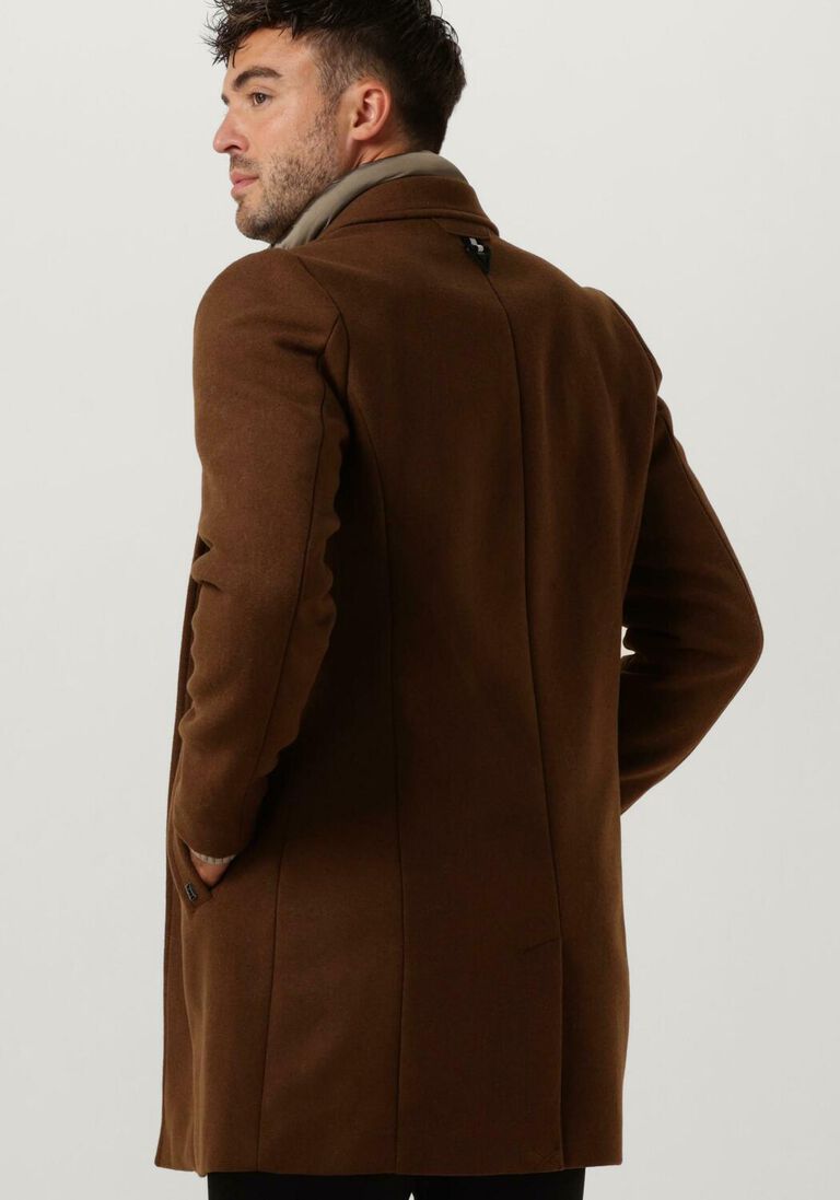 VANGUARD bruine vanguard mantel long jacket marten choproad