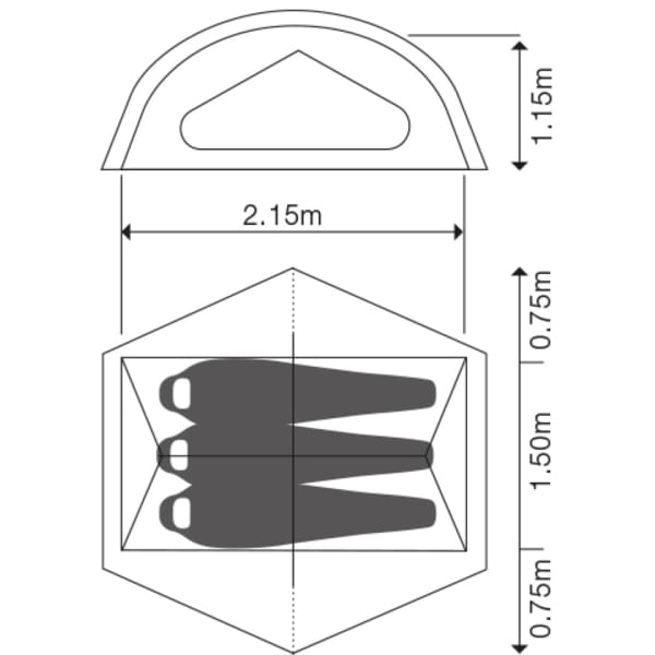 Tente bivouac EXPED LYRA III