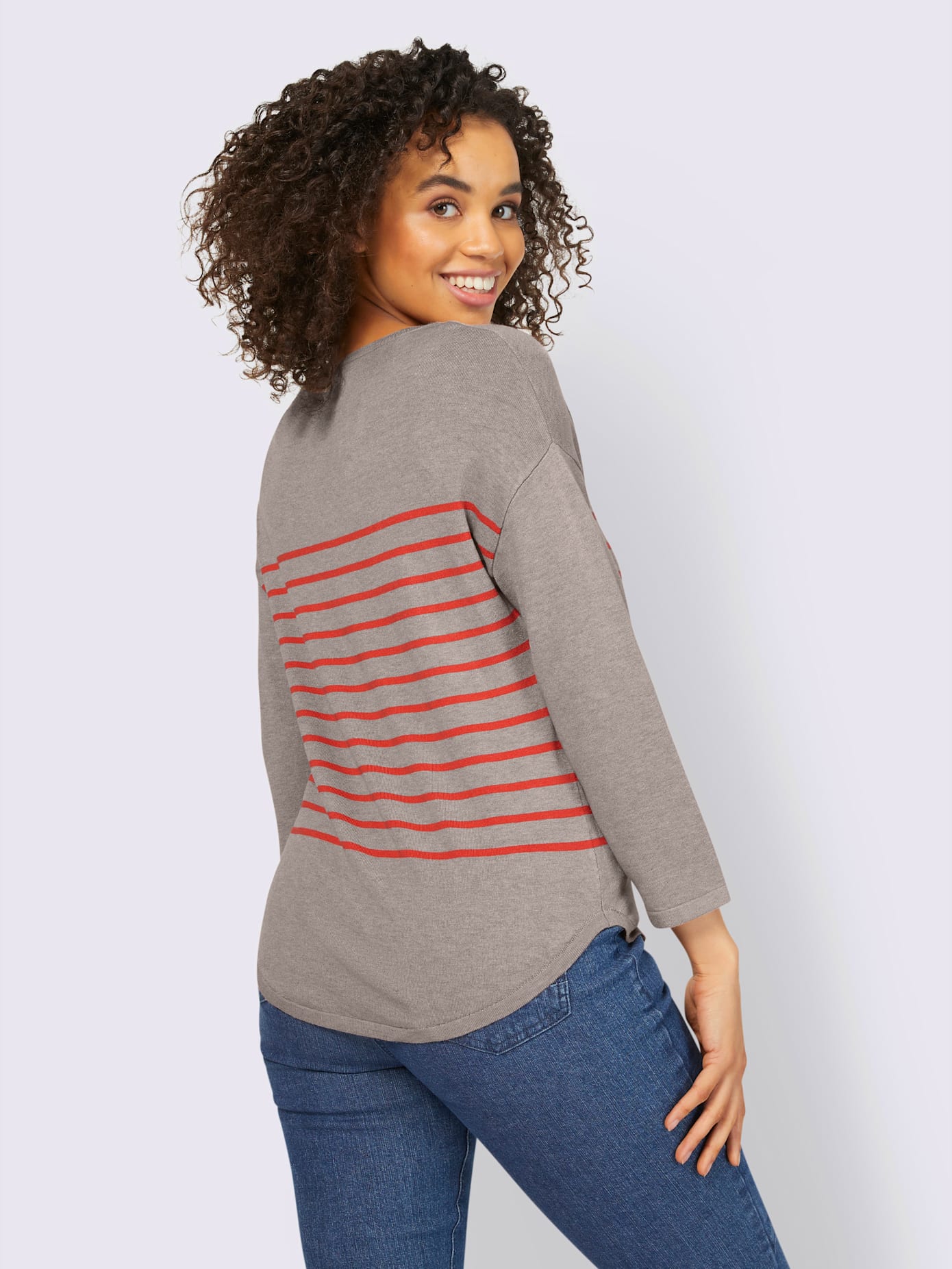 Pull rayures fines