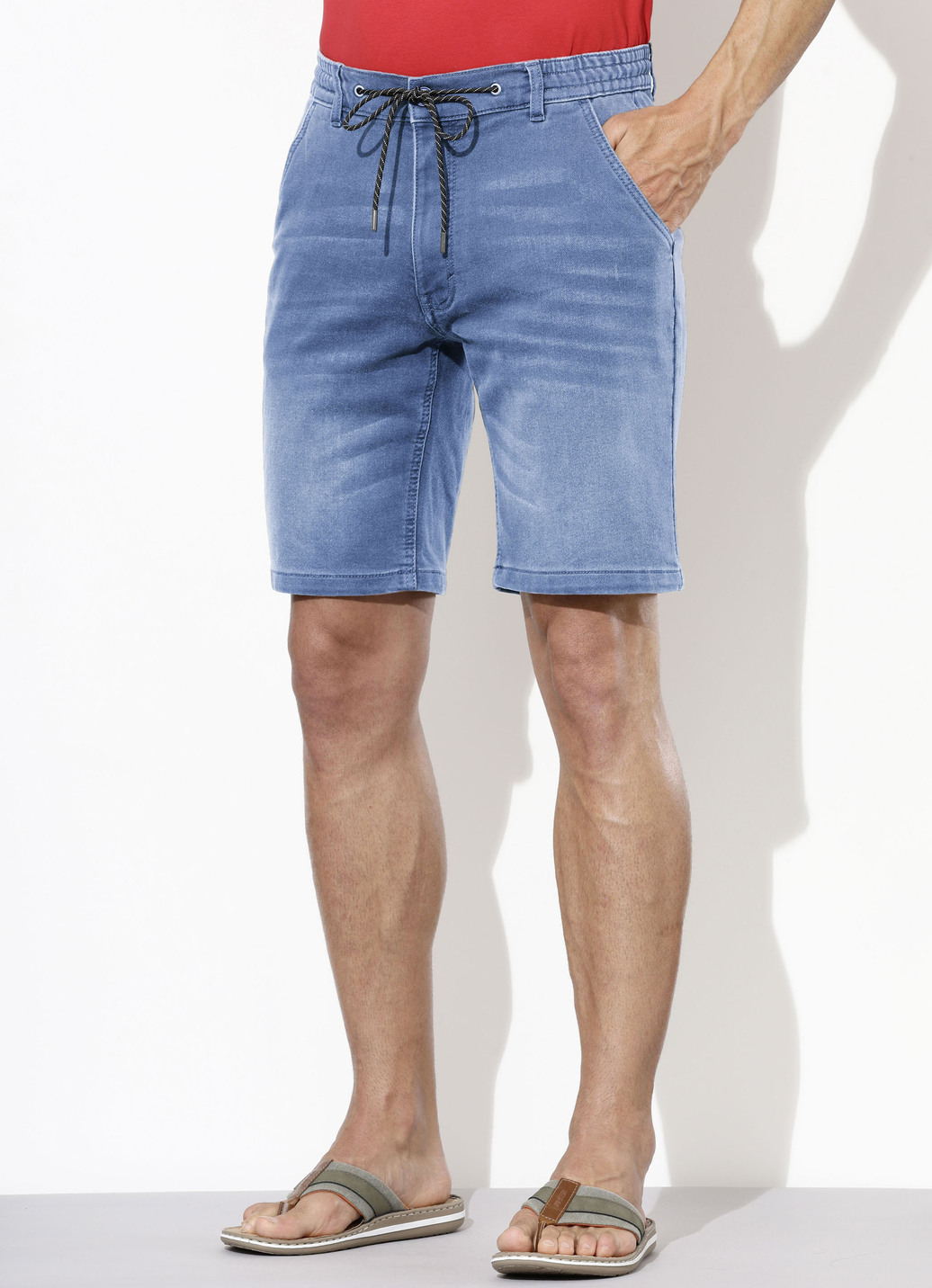 Legere Jeans-Bermudas in 3 Farben