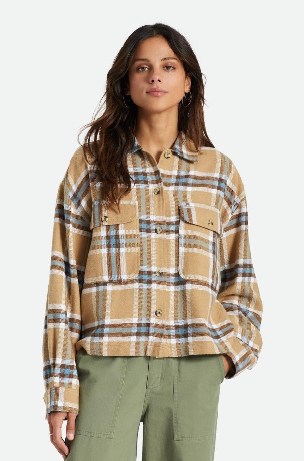 Brixton Bowery LS Flannel Women Mojave