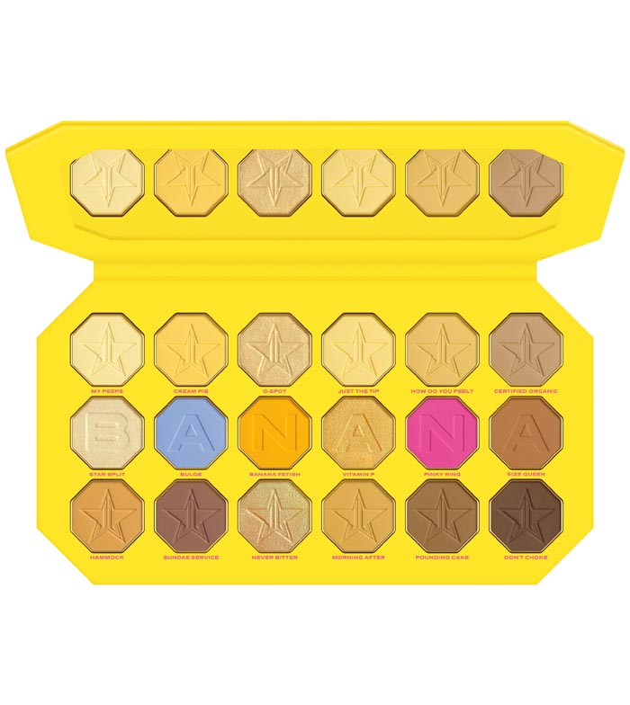 Jeffree Star Cosmetics - *Banana Fetish* - Paleta de sombras Artistry Banana Fetish