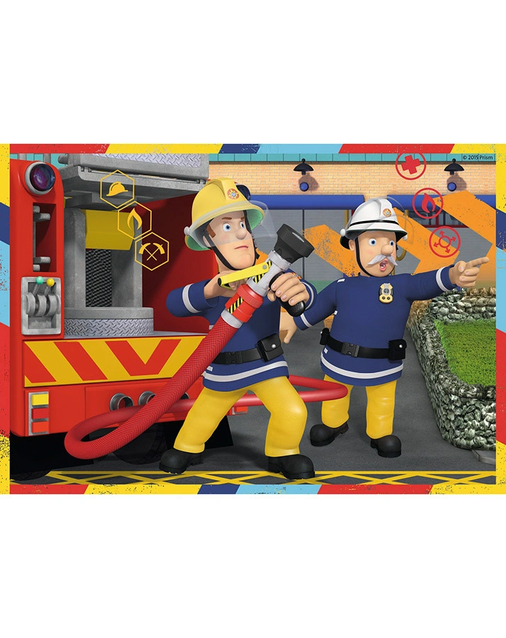 Puzzle Feuerwehrmann Sam im Einsatz 2x12-teilig