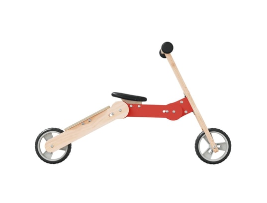 VIDAXL - Trottinette pour enfants 2-in-1 rouge