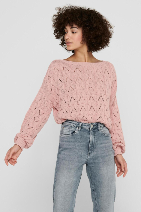 Only roze dames trui