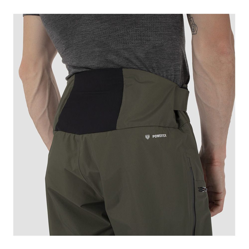 Salewa SELLA 3L POWERTEX - Pantalon ski Homme dark olive