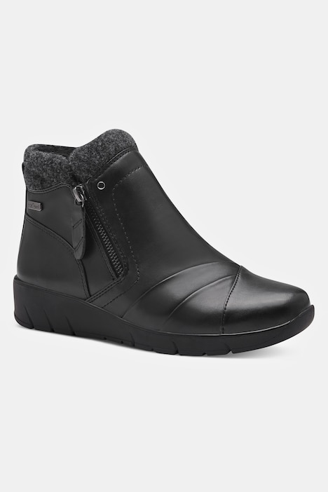 Stiefeletten, Jana Shoes, vegan, Zipper, Weite H