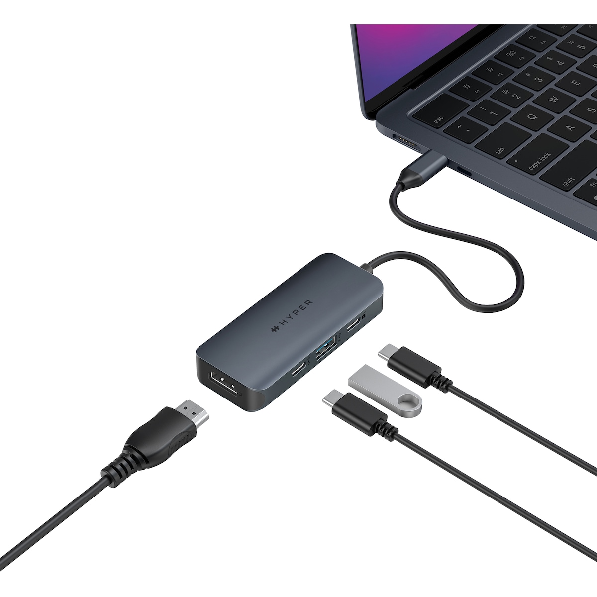 Hyper HyperDrive 4 porters USB-C hub
