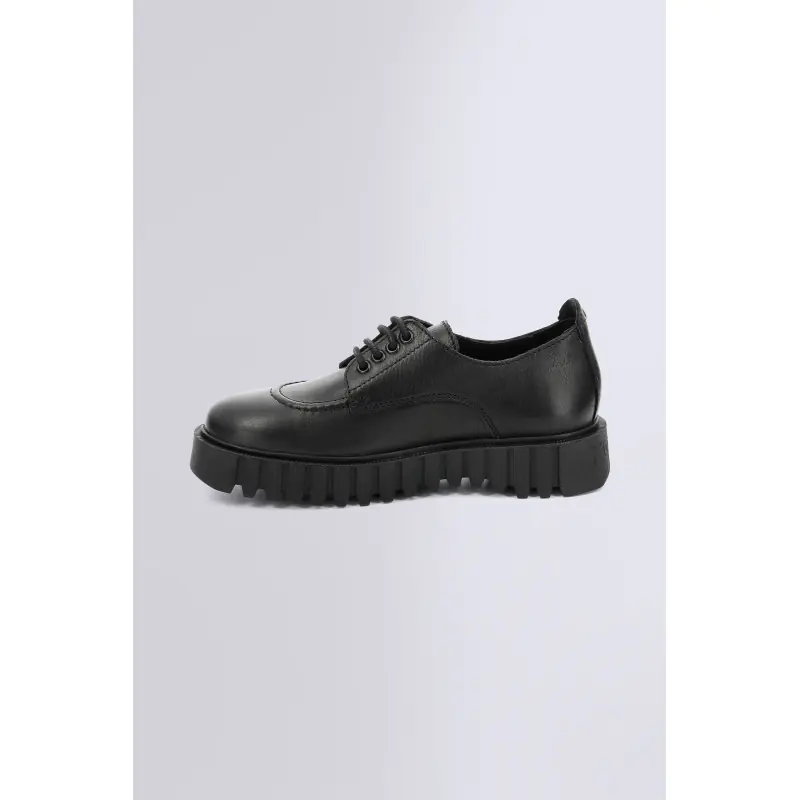 KICK FAMOUS NOIR DERBIES Cuir Homme