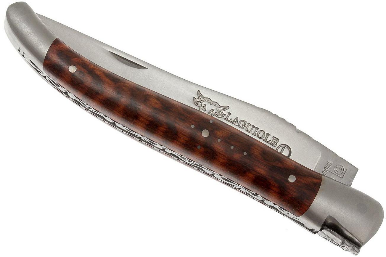 Laguiole en Aubrac HP 12cm snakewood handgevijld L0212AMH-FSI1