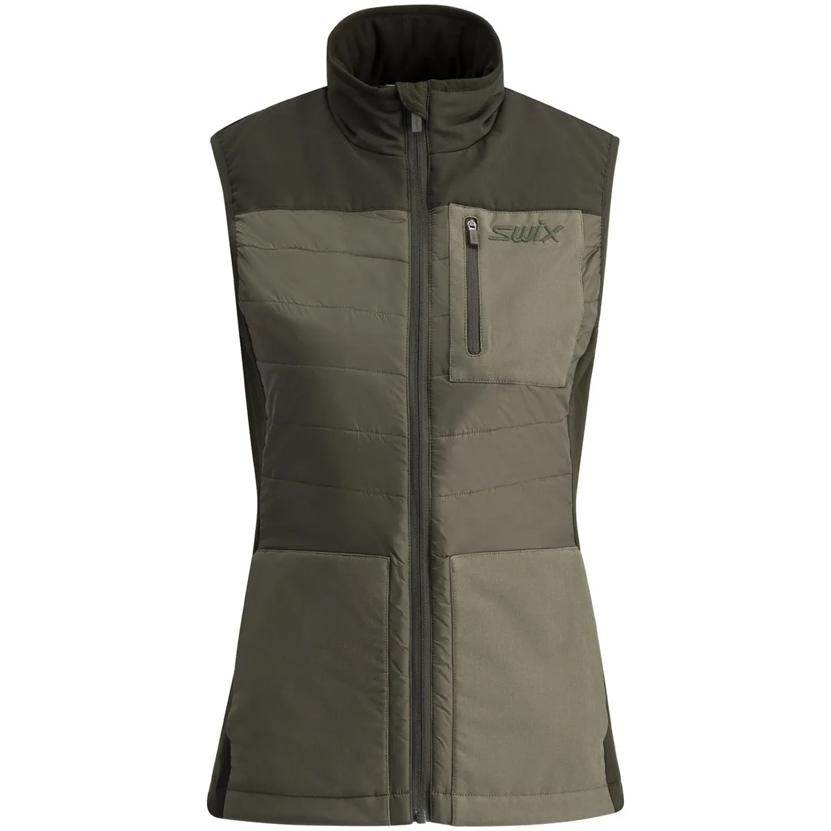 Swix Women's Horizon Primaloft Vest Olive/Dark Olive
