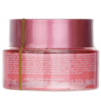 Clarins Multi-Active Nuit (Niacinamide   Sea Holly Extract) Skin Renewing Line-Smoothing Night Cream Dry Skin 50ml/1.7oz
