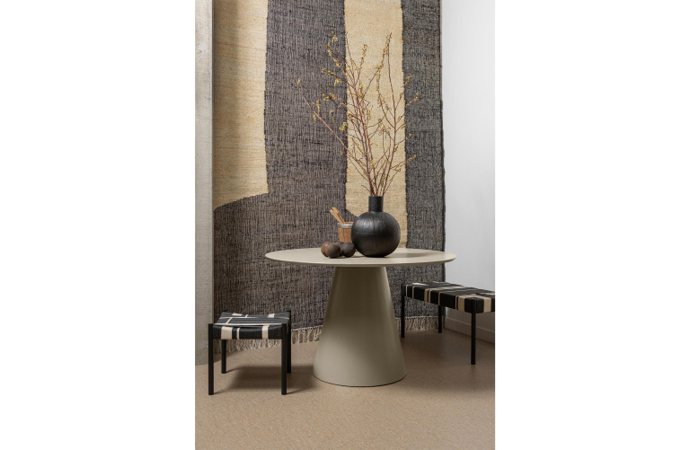 WOOOD Jorre eettafel Ø120 beige