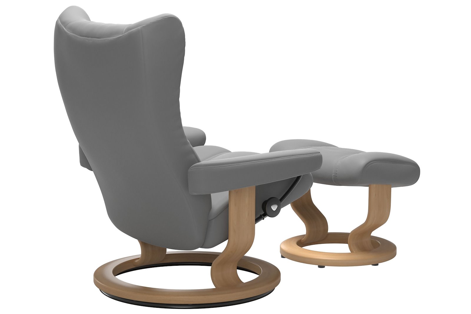 Wing lenestol m/krakk i hud Batick Wild Dove - Classic - Eik
