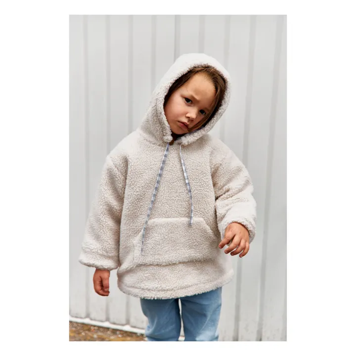 Frangin Frangine Sweat Capuche Façon Fourrure Casimir | Ecru