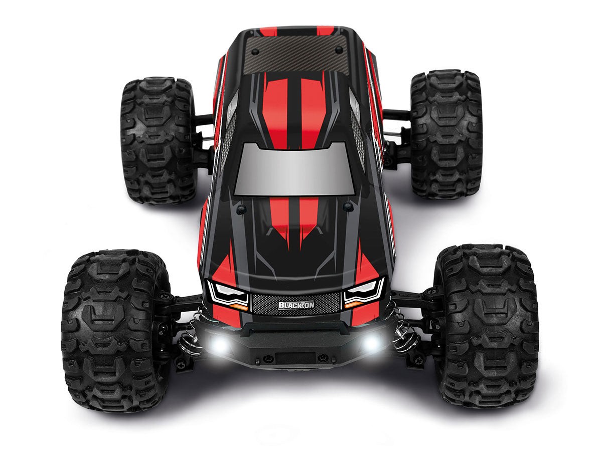 BLACKZON - Slyder MT 1/16 4WD Electric Monster Truck - Rød