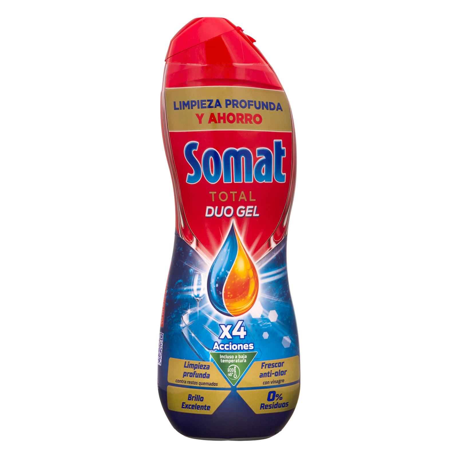 Gel Duo Fraîcheur Anti-Odeurs pour Lave-Vaisselle Somat