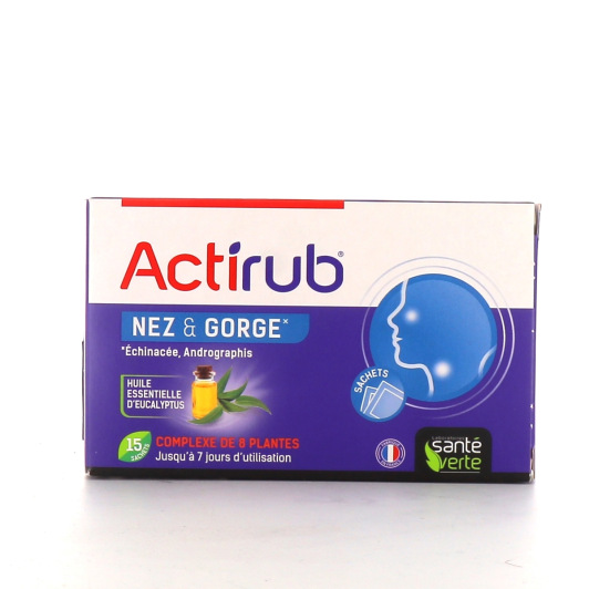 Actirub Nez Gorge Sachets
