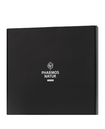PHARMOS NATUR Nature of Men Kleingrößenset mit Body & Power Lotion 15ml-15ml-15ml