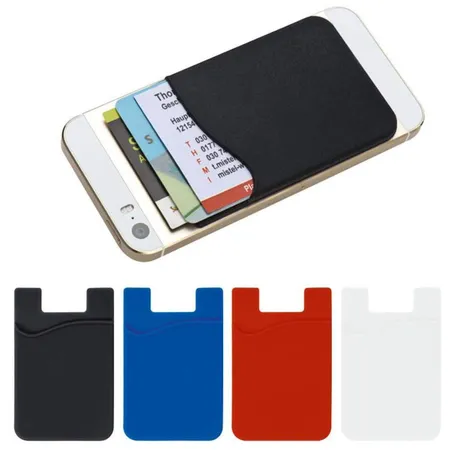 Easy Gifts 4x Smartphone-Tasche / Handy-Tasche / Farbe: je 1x schwarz, blau, rot und weiß