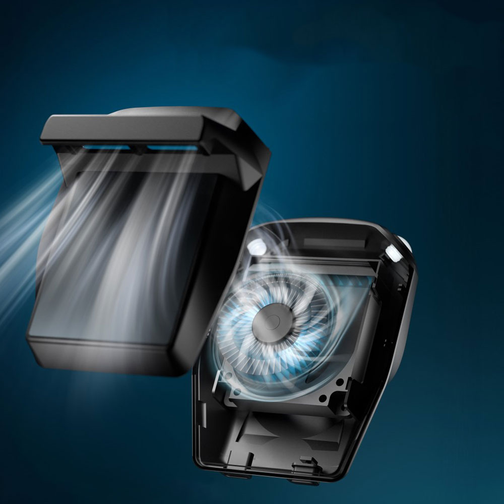 EasySMX - D10 Steam Deck / OLED Kühler Gaming Überhitzungsschutz Ventilator - Schwarz