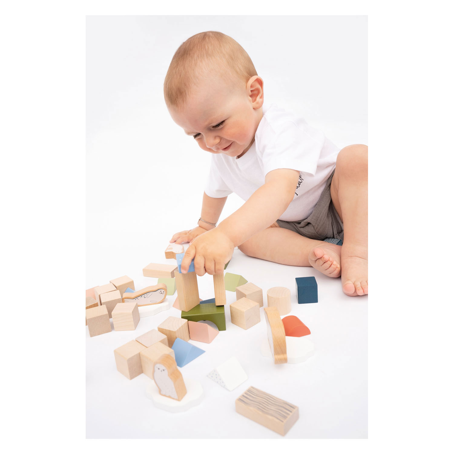 Small Foot - Houten Bouwblokken Arctic, 20dlg.