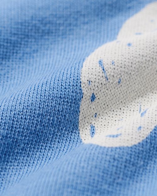 sweat chiens pour bébé bleu vif
