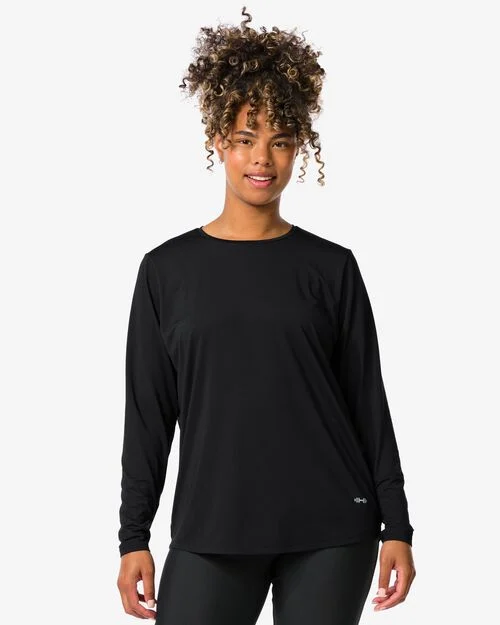 t-shirt de sport femme noir