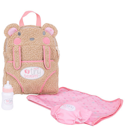Tiny Treasures Rygs?k m. Tilbeh?r - Bear Hug Changing Bag