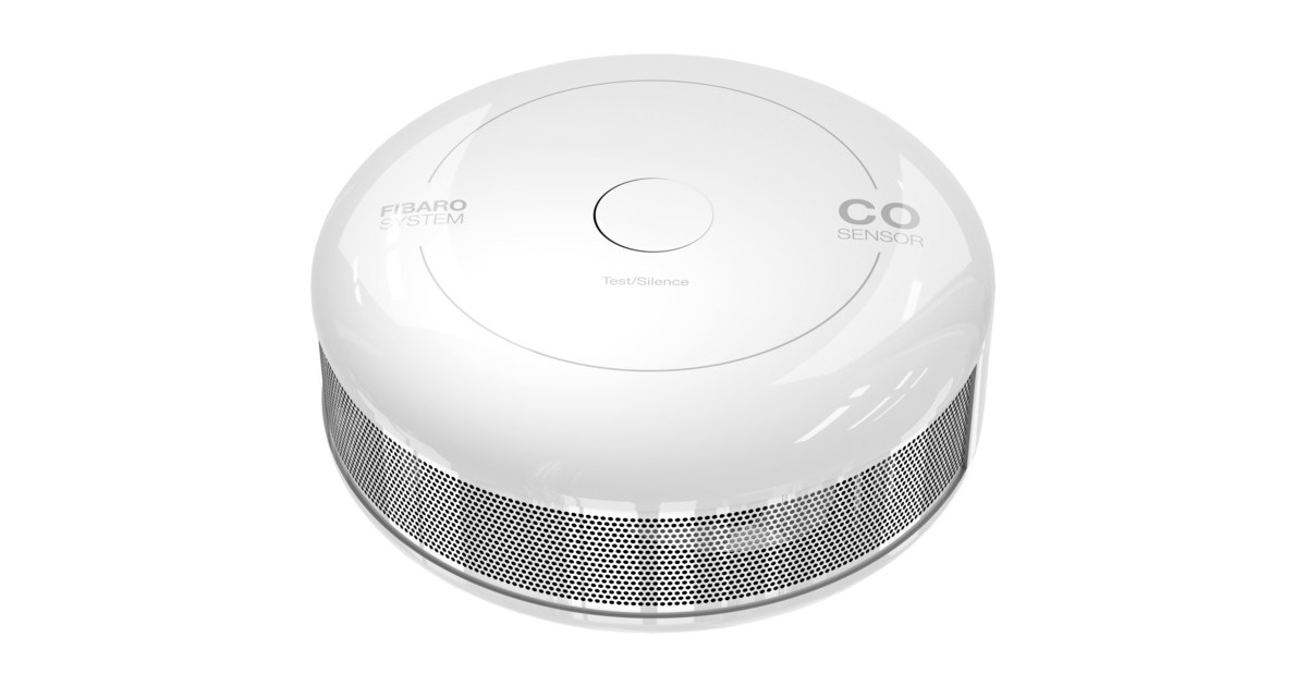 FibaroCO Sensor gasmelder  (Wit, Apple Homekit)