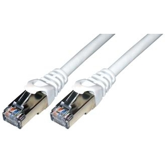 MCL FCC6BM-0.5M/W câble de réseau Blanc 0,5 m Cat6 F/UTP (FTP)