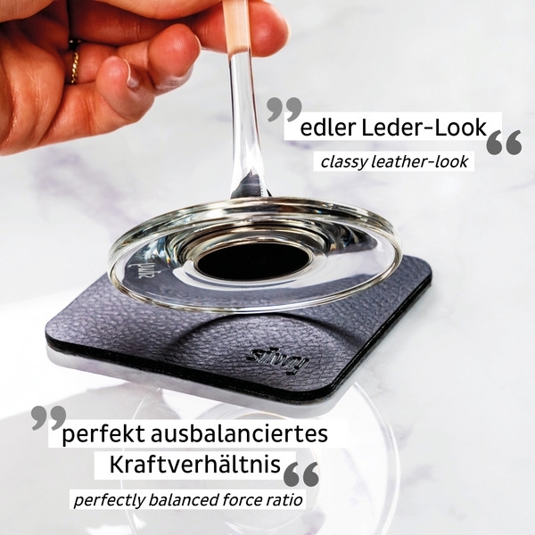Magnet-Kristallgläser Wein - 2er Set