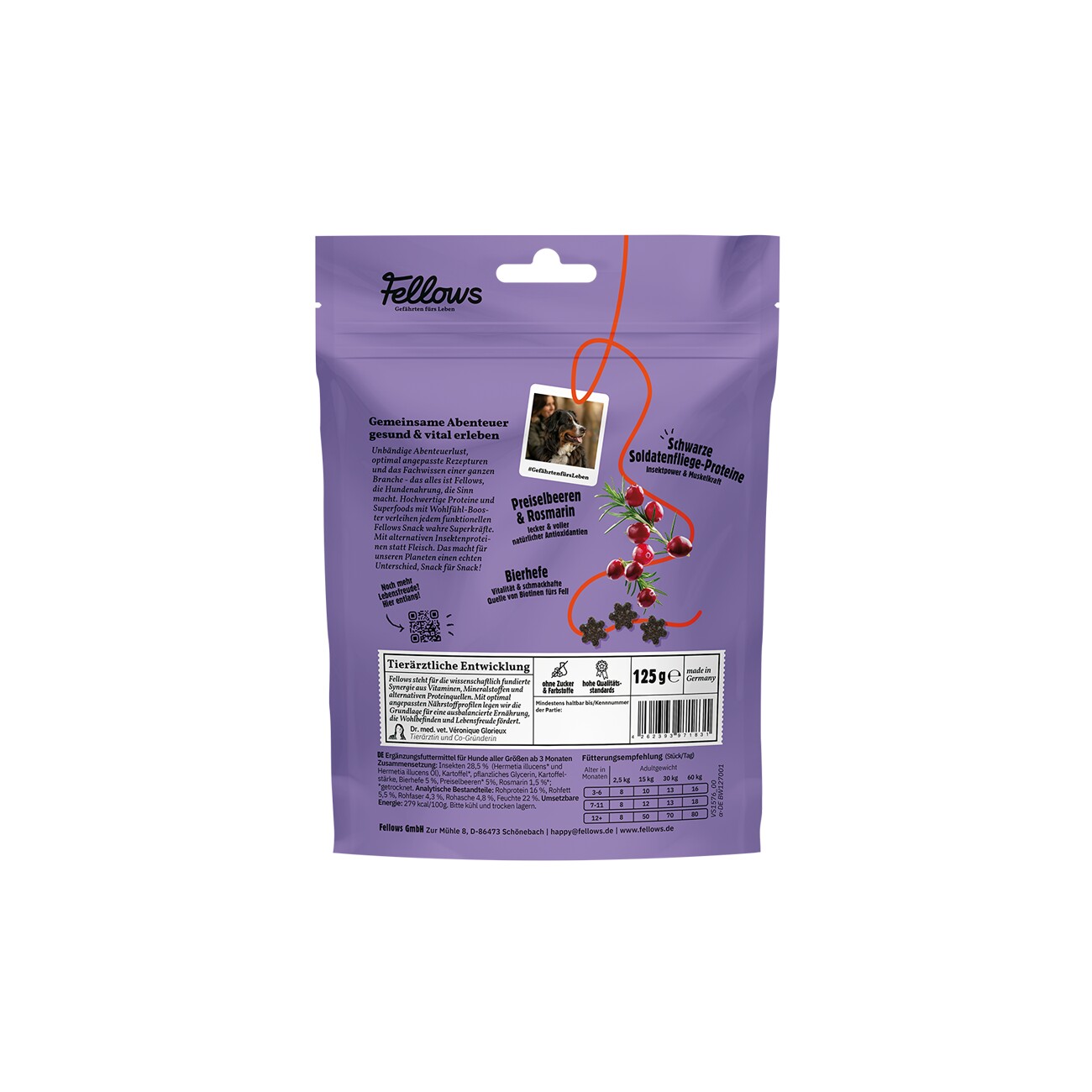 Fellows Kraftkerne Snack 125 g