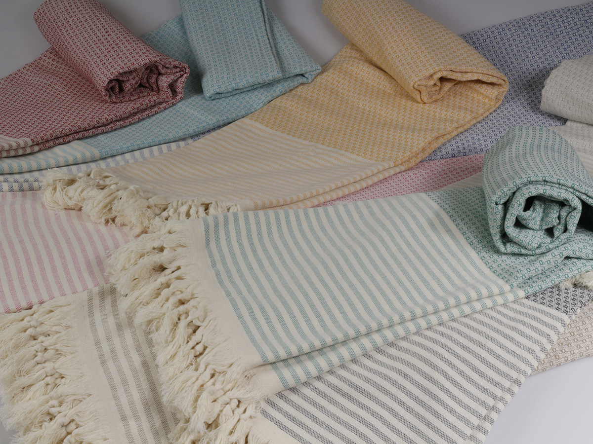 PHLOX 100 x 200 cm hamamdoek - beige
