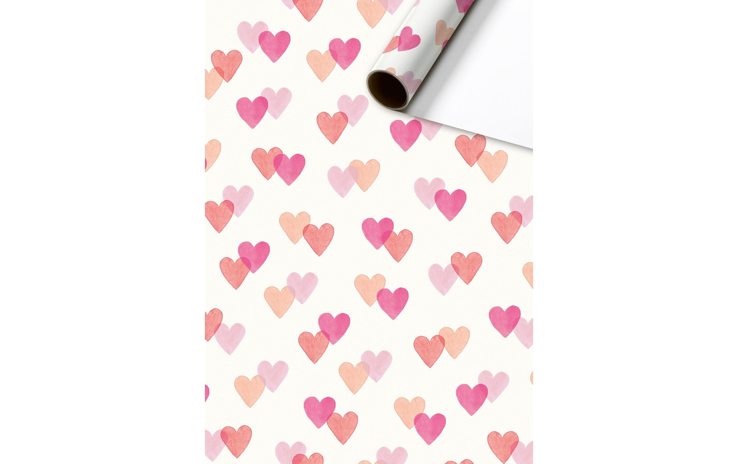 Geschenkpapier Laila 80 g/m², Rosa, 70 cm x 2 mGeeignet als Geschenkverpackung oder Einfasspapier für Bücher
