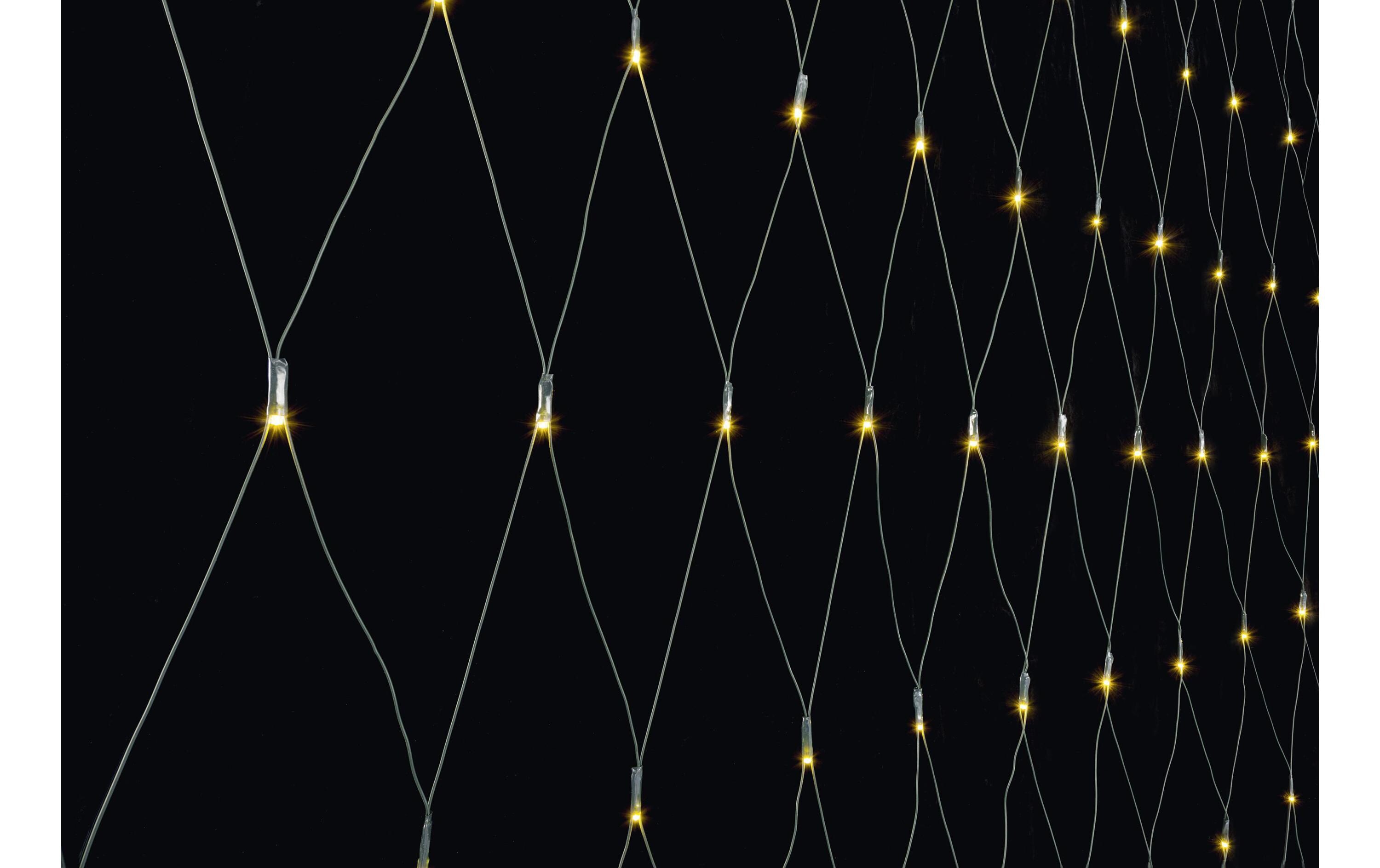 Lichternetz Starterkit-System Connect 160 LED, 2 x 2 mLichternetz mit 160 warmweissen LEDs
