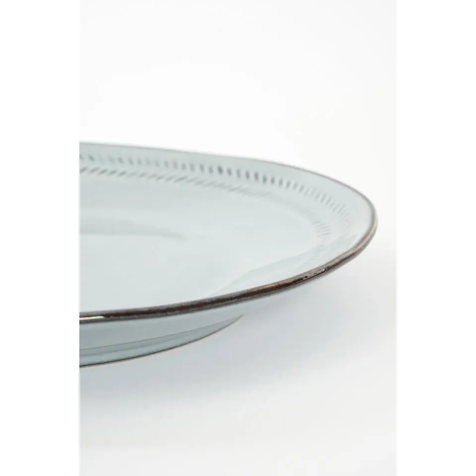 Mica Decorations Racco Serviesset 4 Persoons - Steengoed - Lichtgrijs